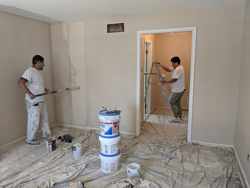 Luis and Manny Painting