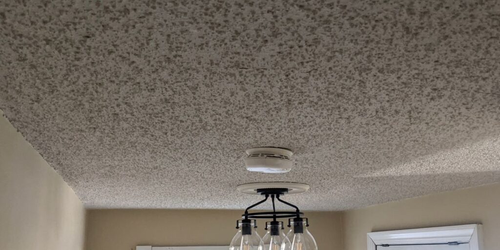 Ceiling with Popcorn Texture